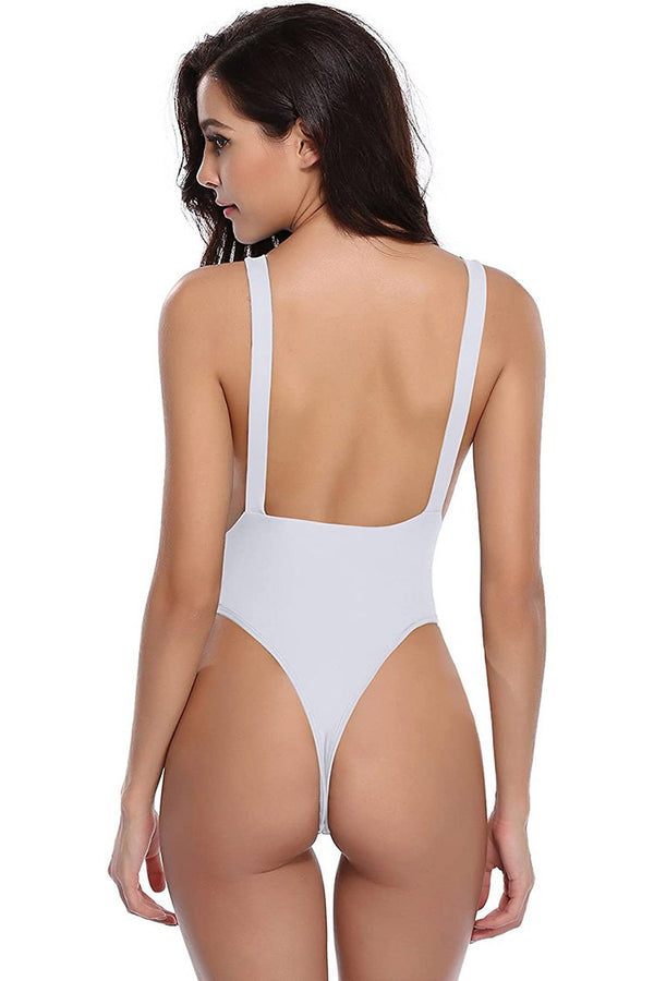 Backless High Waisted Swimsuits